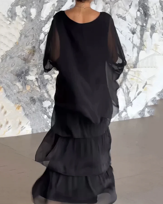 Helvano | Fliessendes Maxikleid für Damen
