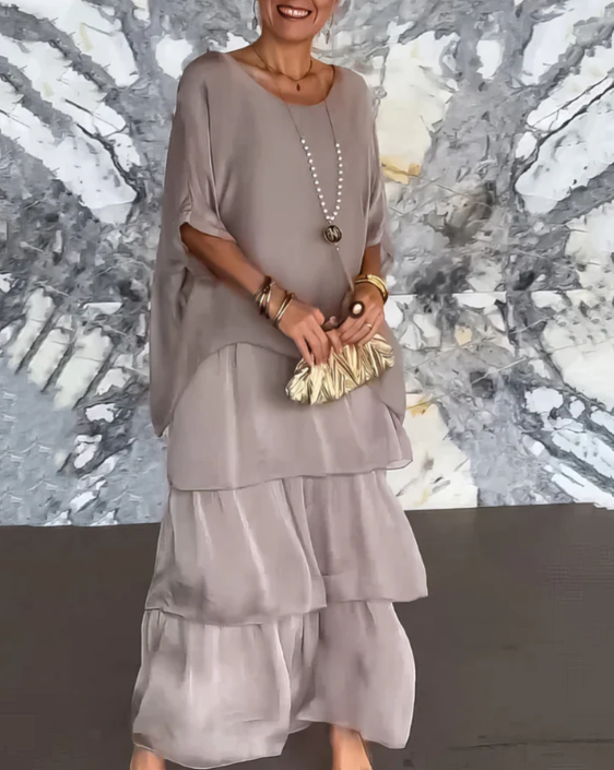 Helvano | Fliessendes Maxikleid für Damen