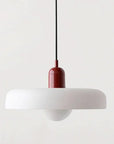 Helvano | Bauhaus Pendelleuchte aus farbigem Glas