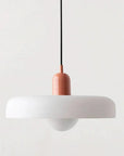 Helvano | Bauhaus Pendelleuchte aus farbigem Glas