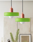 Helvano | Bauhaus Pendelleuchte aus farbigem Glas