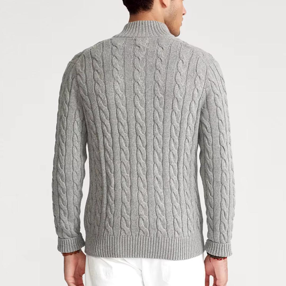 Helvano | Herren Troyer-Pullover mit Reissverschluss