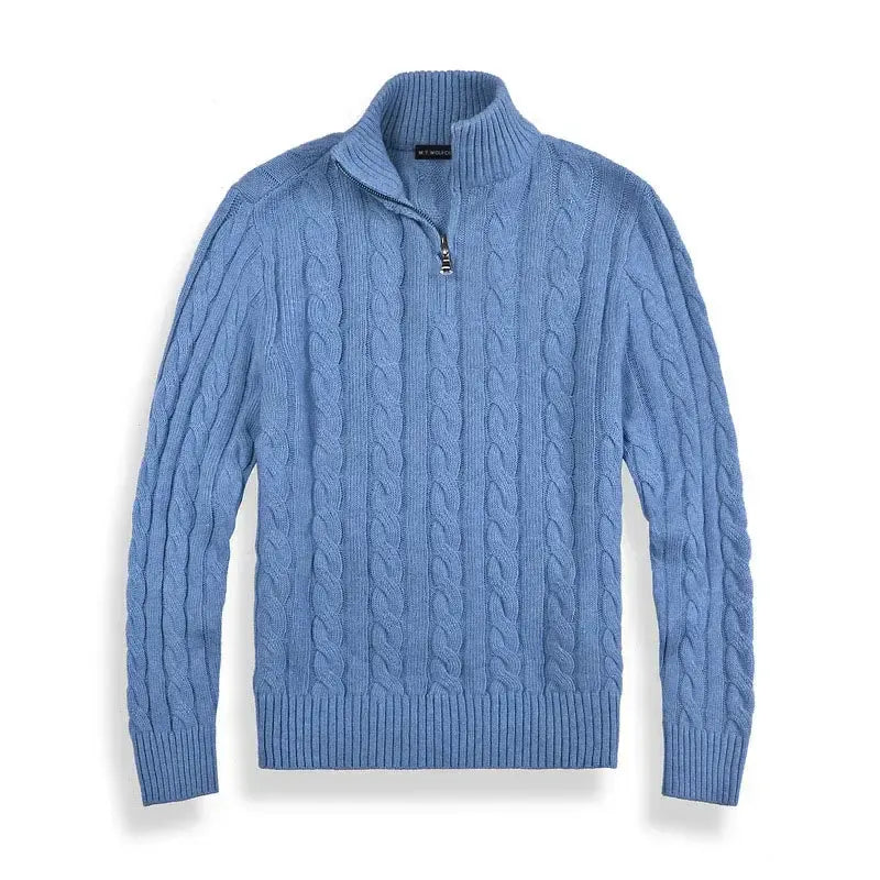 Helvano | Herren Troyer-Pullover mit Reissverschluss