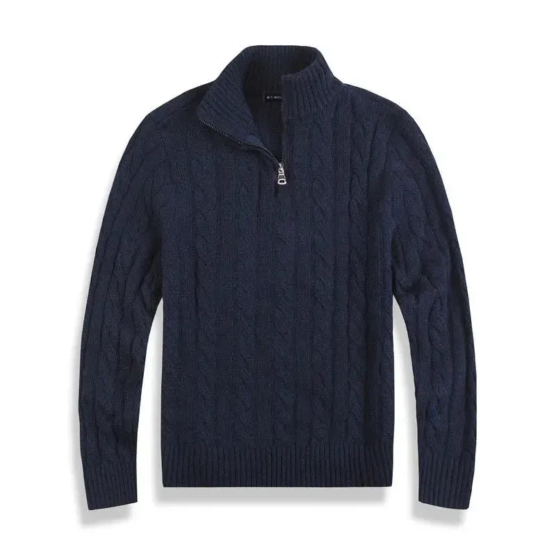 Helvano | Herren Troyer-Pullover mit Reissverschluss