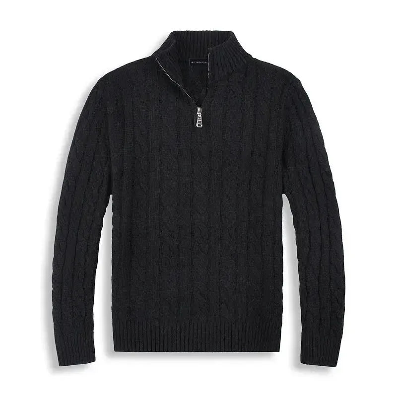 Helvano | Herren Troyer-Pullover mit Reissverschluss