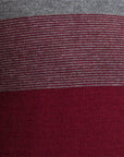 Helvano | Herren Streifen-Strickpullover mit Halbreissverschluss