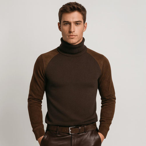Helvano | Herren Rollkragenpullover aus Feinstrick