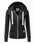 Helvano | Damen Kapuzenjacke mit Reissverschluss