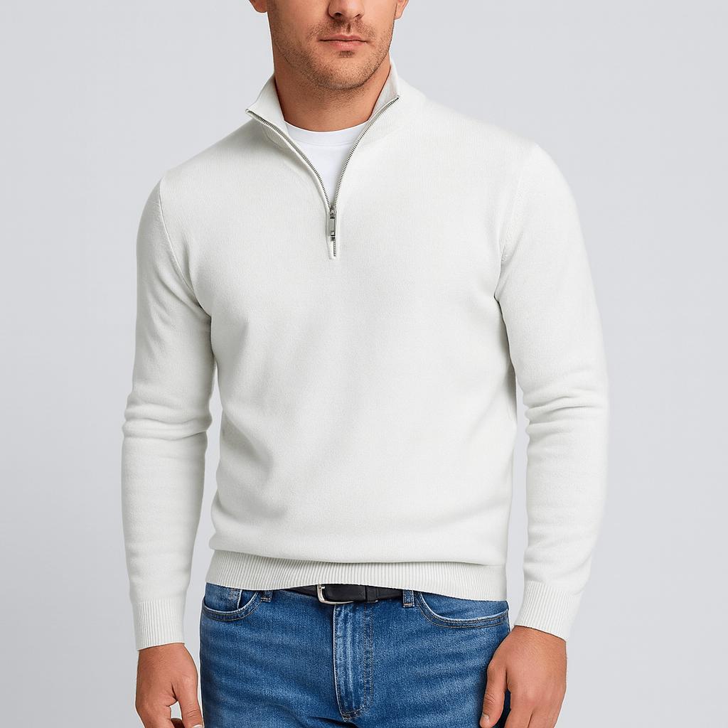 Helvano | Herren-Pullover aus Merinowolle mit V-Ausschnitt