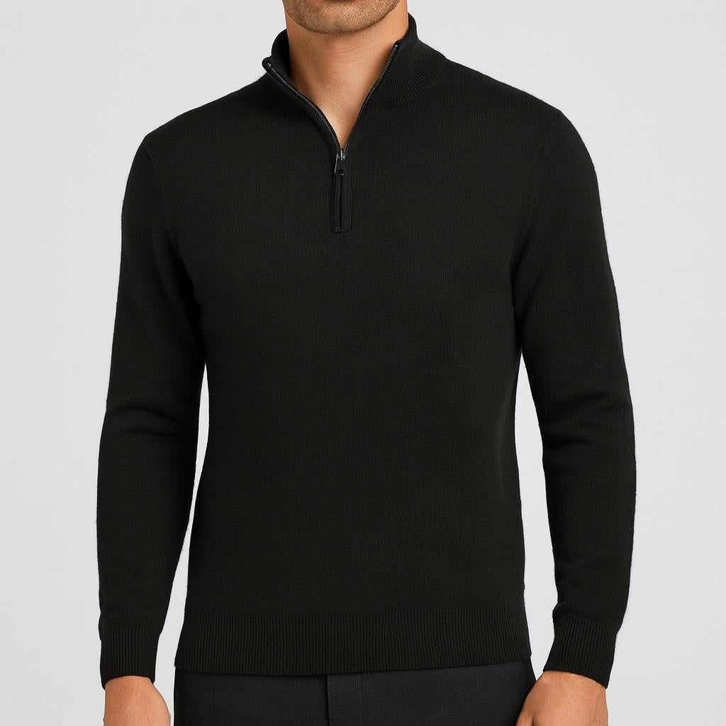 Helvano | Herren-Pullover aus Merinowolle mit V-Ausschnitt