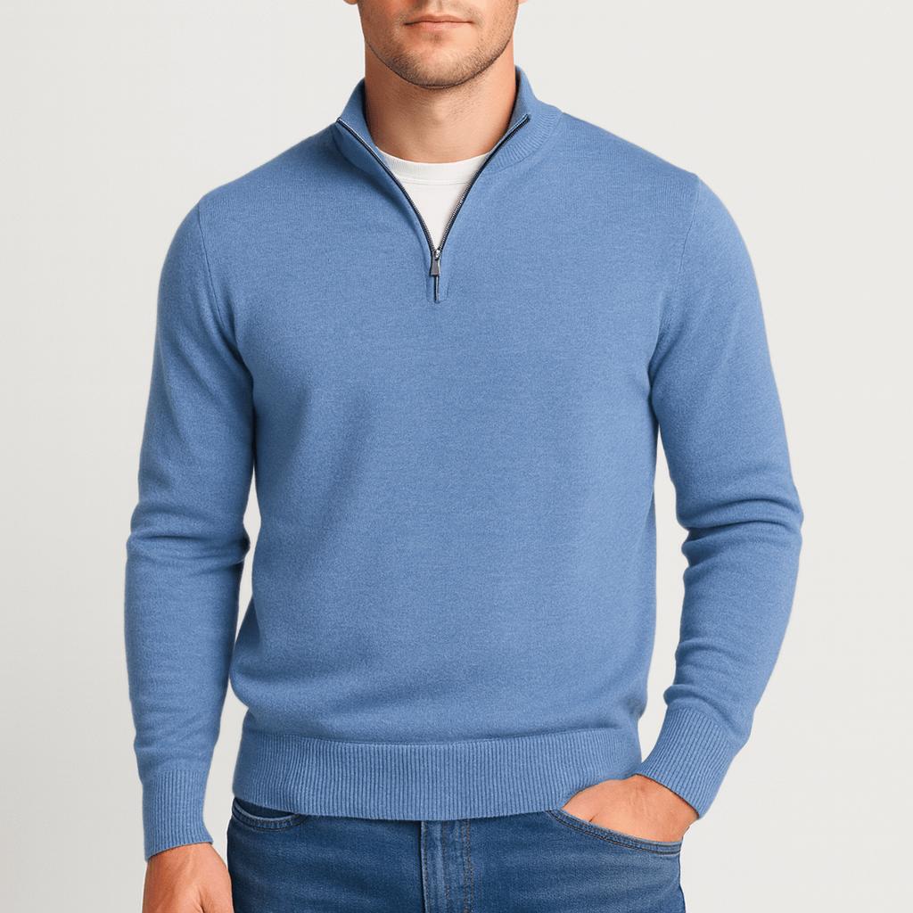 Helvano | Herren-Pullover aus Merinowolle mit V-Ausschnitt
