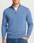 Helvano | Herren-Pullover aus Merinowolle mit V-Ausschnitt