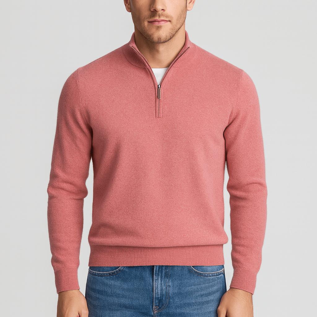 Helvano | Herren-Pullover aus Merinowolle mit V-Ausschnitt