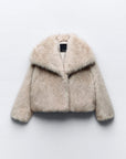 Helvano | Warme Kunstpelzjacke für Damen