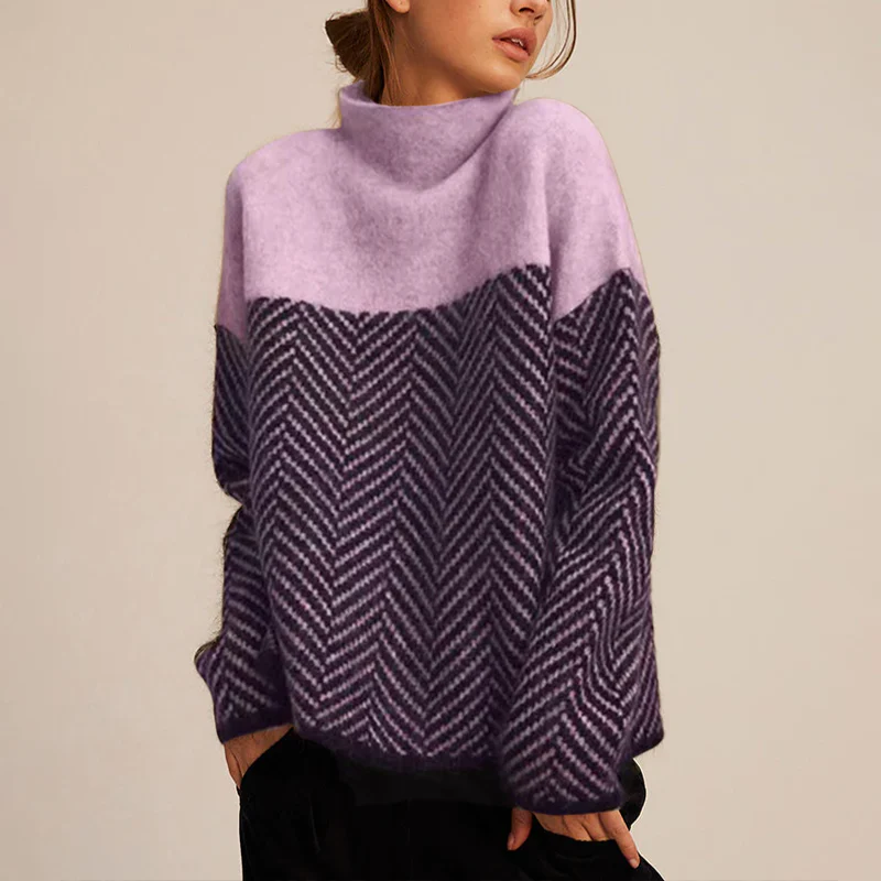Helvano | Damen Strick-Rollkragenpullover