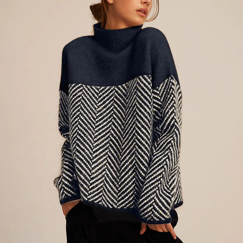 Helvano | Damen Strick-Rollkragenpullover