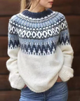 Helvano | Nordischer Strickpullover für Damen