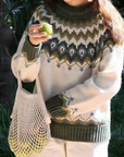 Helvano | Nordischer Strickpullover für Damen