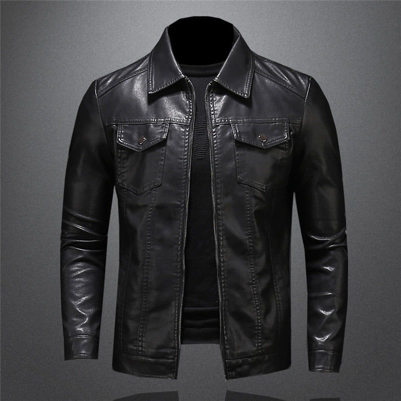 Helvano | Klassische Lederjacke für Herren