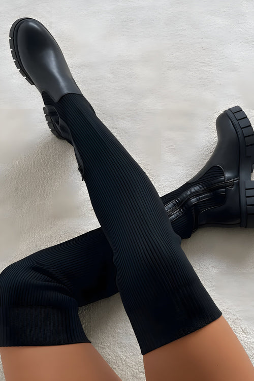 Helvano | Stretch-Stiefel für Damen in Schwarz