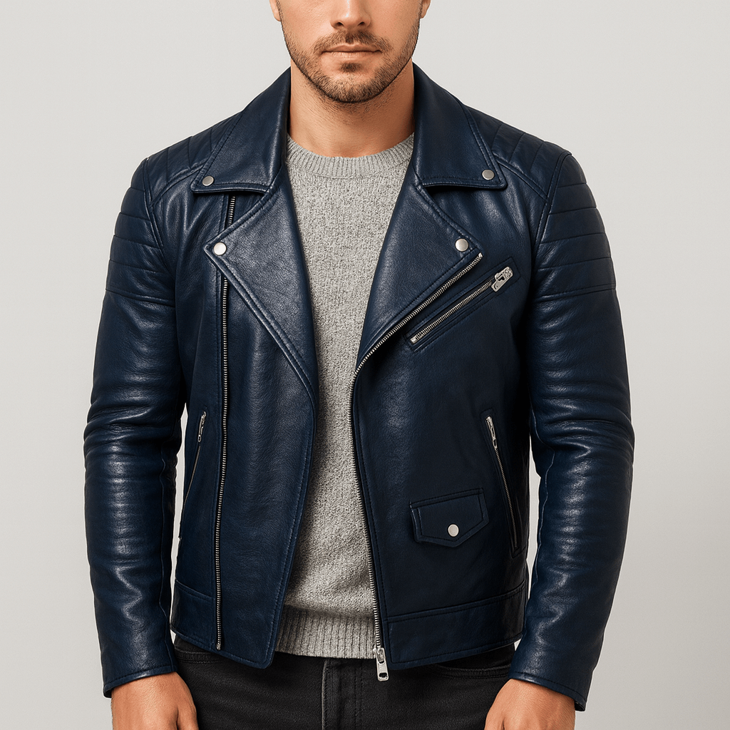 Helvano | Herren Lederjacke im Bomber-Stil