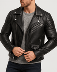 Helvano | Herren Lederjacke im Bomber-Stil