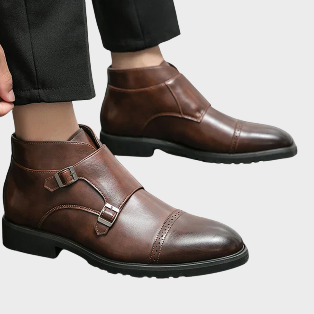 Helvano | Herren-Stiefel mit Doppelschnalle