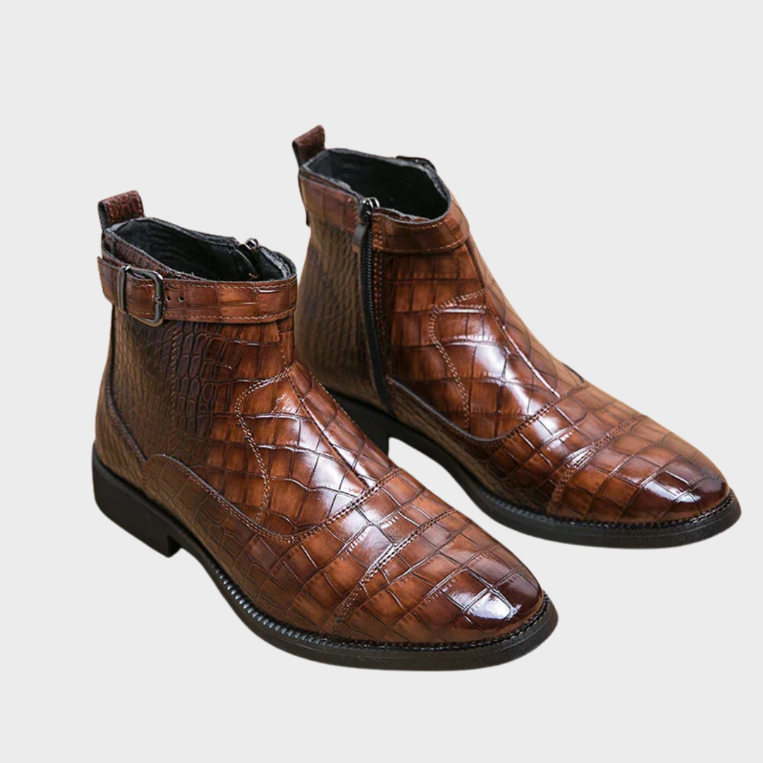 Helvano | Herren Chelsea Boots mit Schnalle