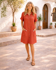 Helvano | Hemdblusenkleid für Damen