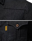 Helvano | Slim-Fit Jeanshemd für Herren