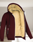 Helvano | Herren Winterjacke mit Kapuze und Fleece