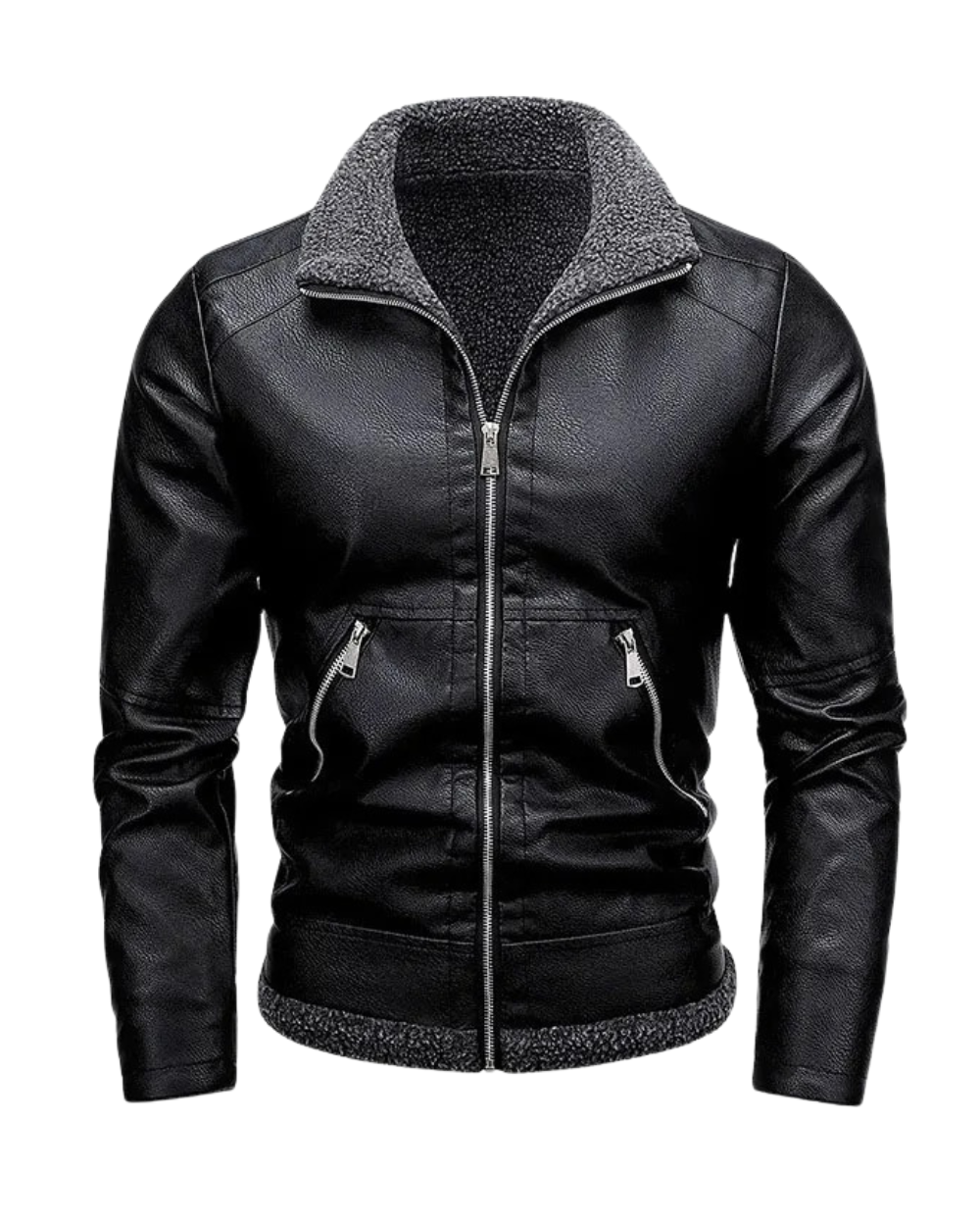 Helvano | Lederjacke mit Fleecefutter für Herren