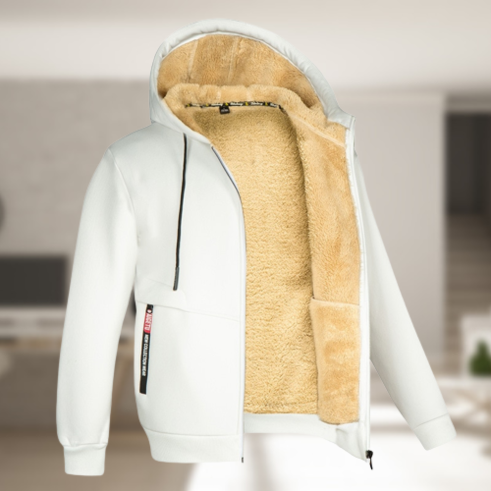 Helvano | Herren Winterjacke mit Kapuze und Fleece