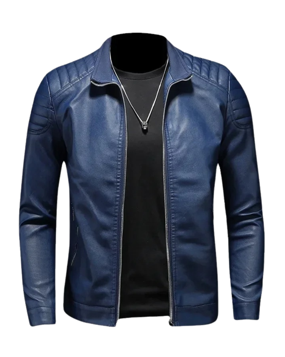 Helvano | Herren-Lederjacke mit Kragen