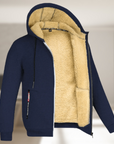 Helvano | Herren Winterjacke mit Kapuze und Fleece