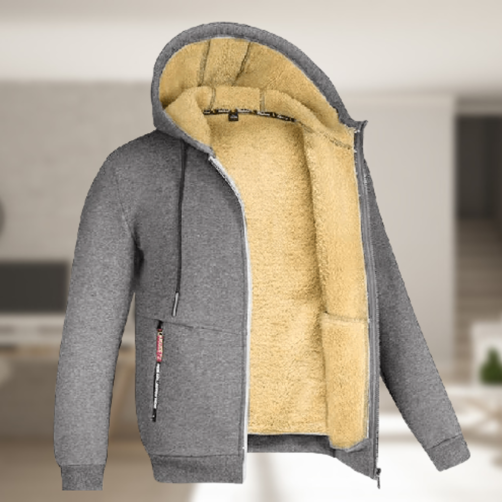 Helvano | Herren Winterjacke mit Kapuze und Fleece