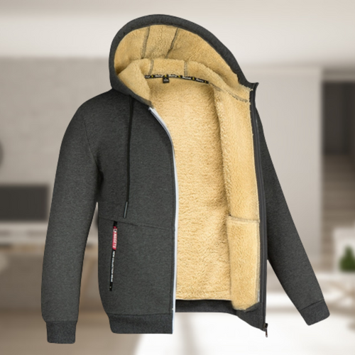 Helvano | Herren Winterjacke mit Kapuze und Fleece