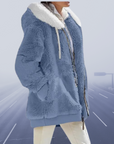 Helvano | Lässige Fleece-Kapuzenjacke für Damen
