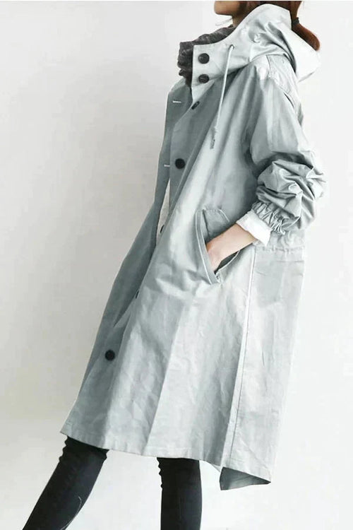 Helvano | Regenjacke für Damen mit Kapuze