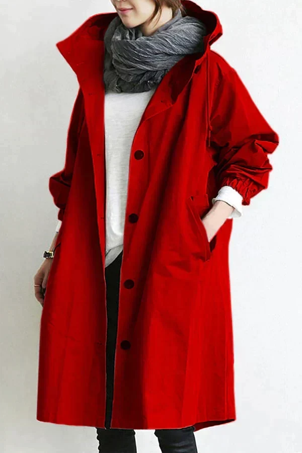 Helvano | Damenjacke mit Oversized-Kapuze