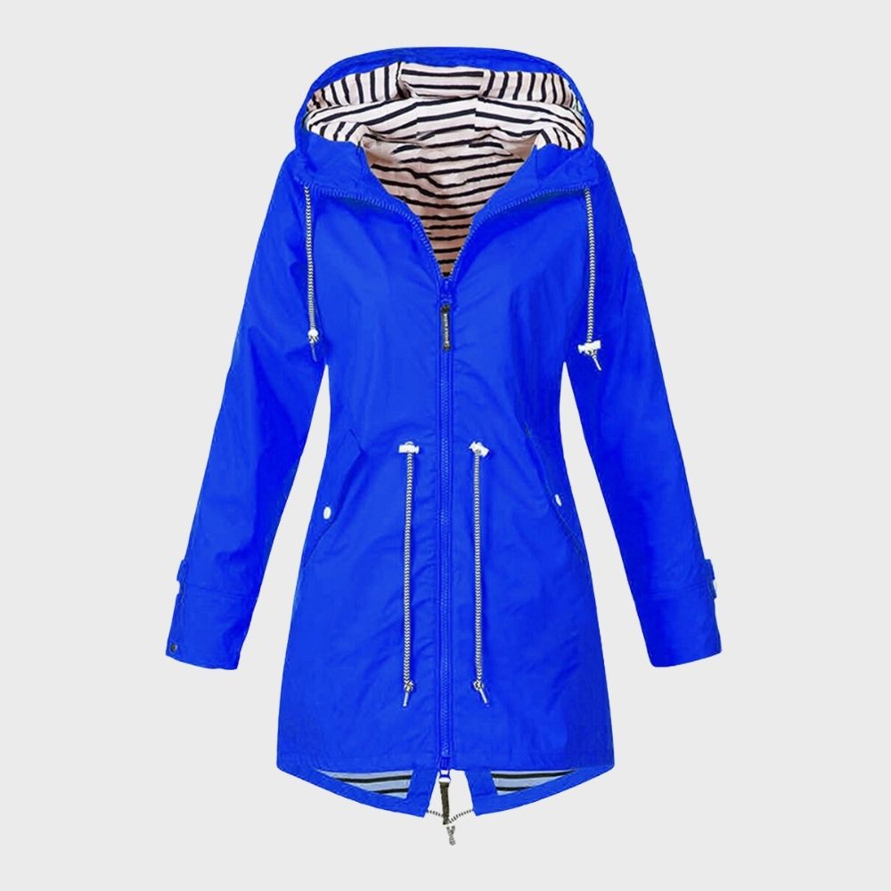 Helvano | Lange Regenjacke für Damen