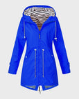 Helvano | Lange Regenjacke für Damen