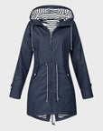 Helvano | Lange Regenjacke für Damen