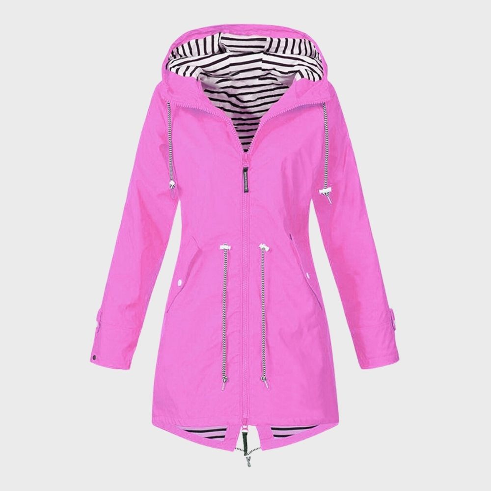 Helvano | Lange Regenjacke für Damen