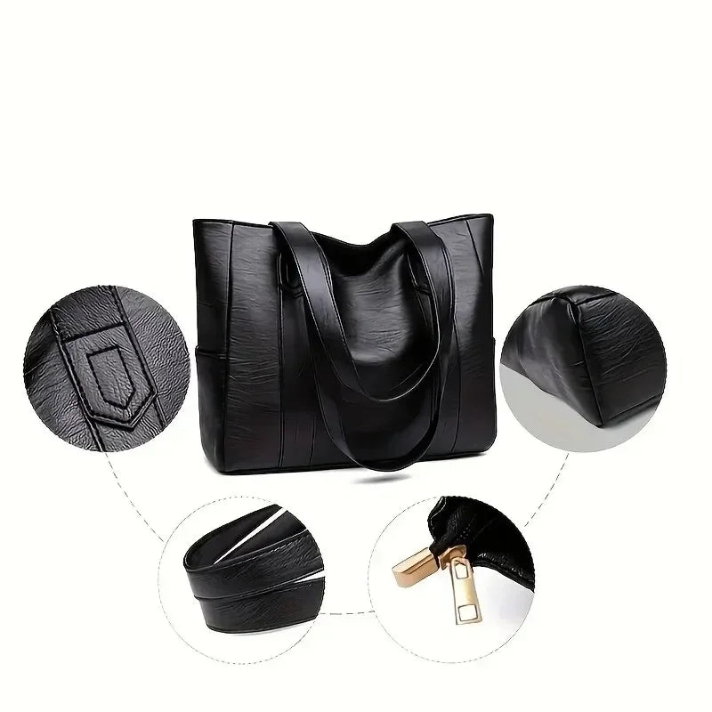 Helvano | Elegante Leder-Schultertasche im Retro-Look