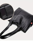 Helvano | Elegante Leder-Schultertasche im Retro-Look