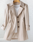 Helvano | Eleganter langer Mantel für Damen