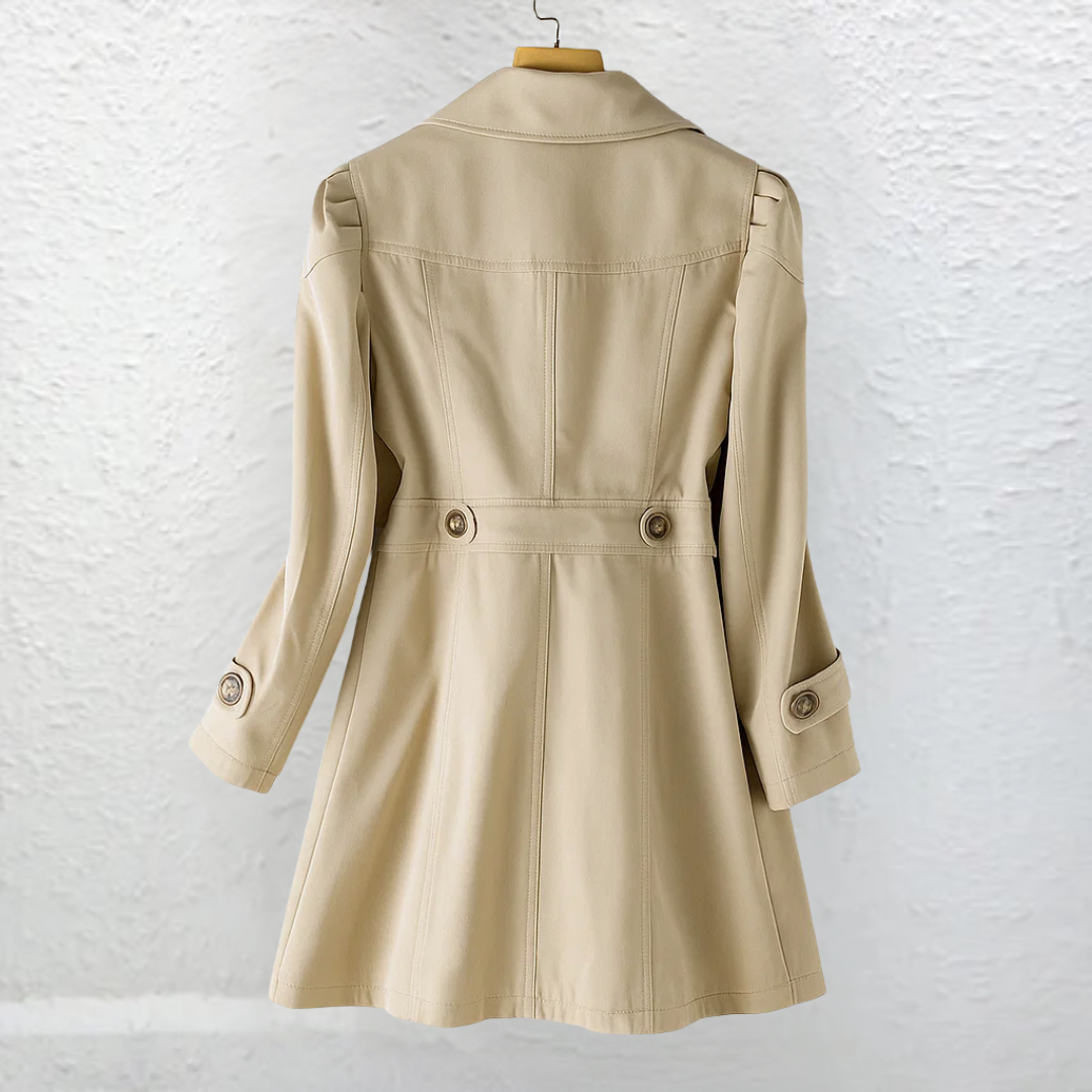 Helvano | Eleganter langer Mantel für Damen