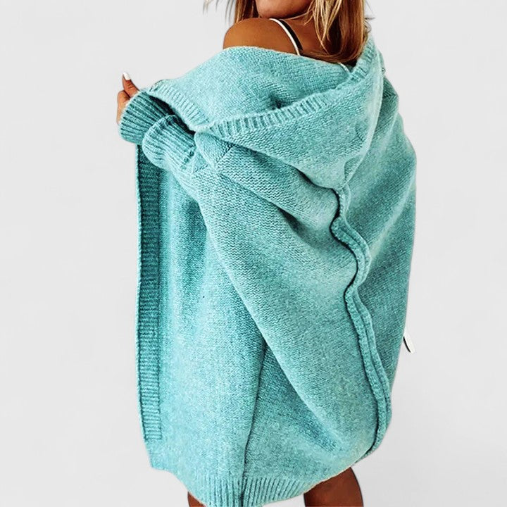 Helvano | Oversized Strickjacke für Damen