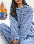 Helvano | Kuscheliges Fleece-Pyjama-Set für Damen